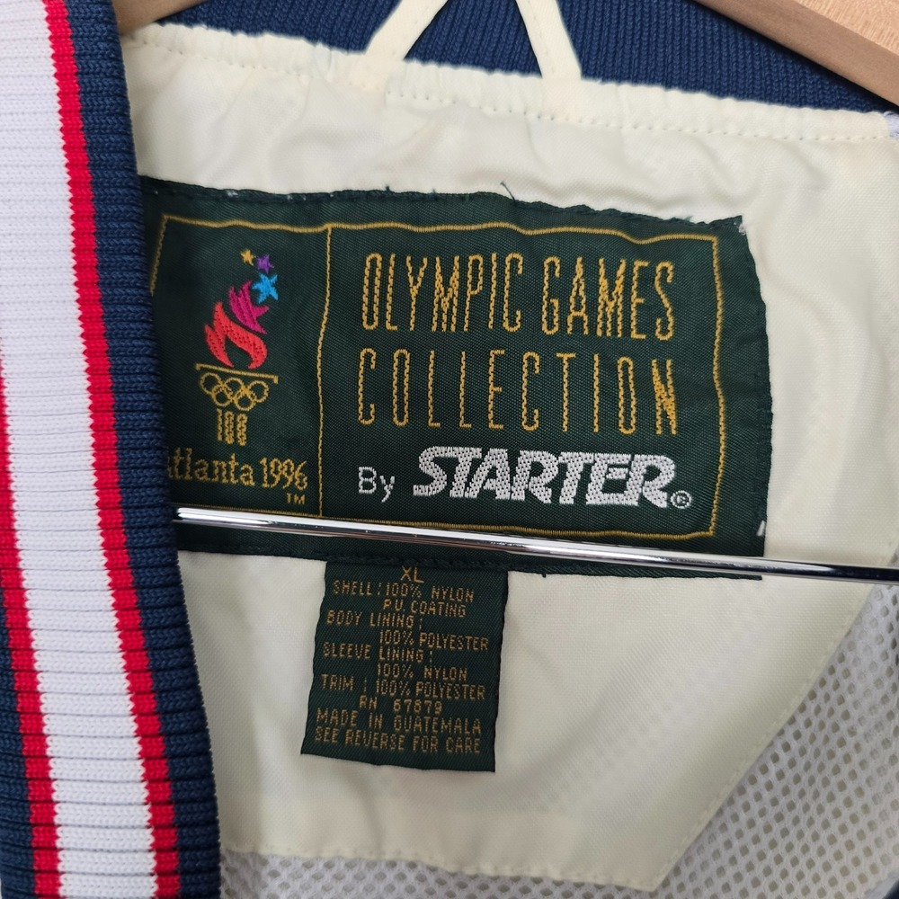 VTG Starter Mens 1996 Atlanta Summer Olympics Windbreaker Jacket Sz XL USA Games - Picture 6 of 15